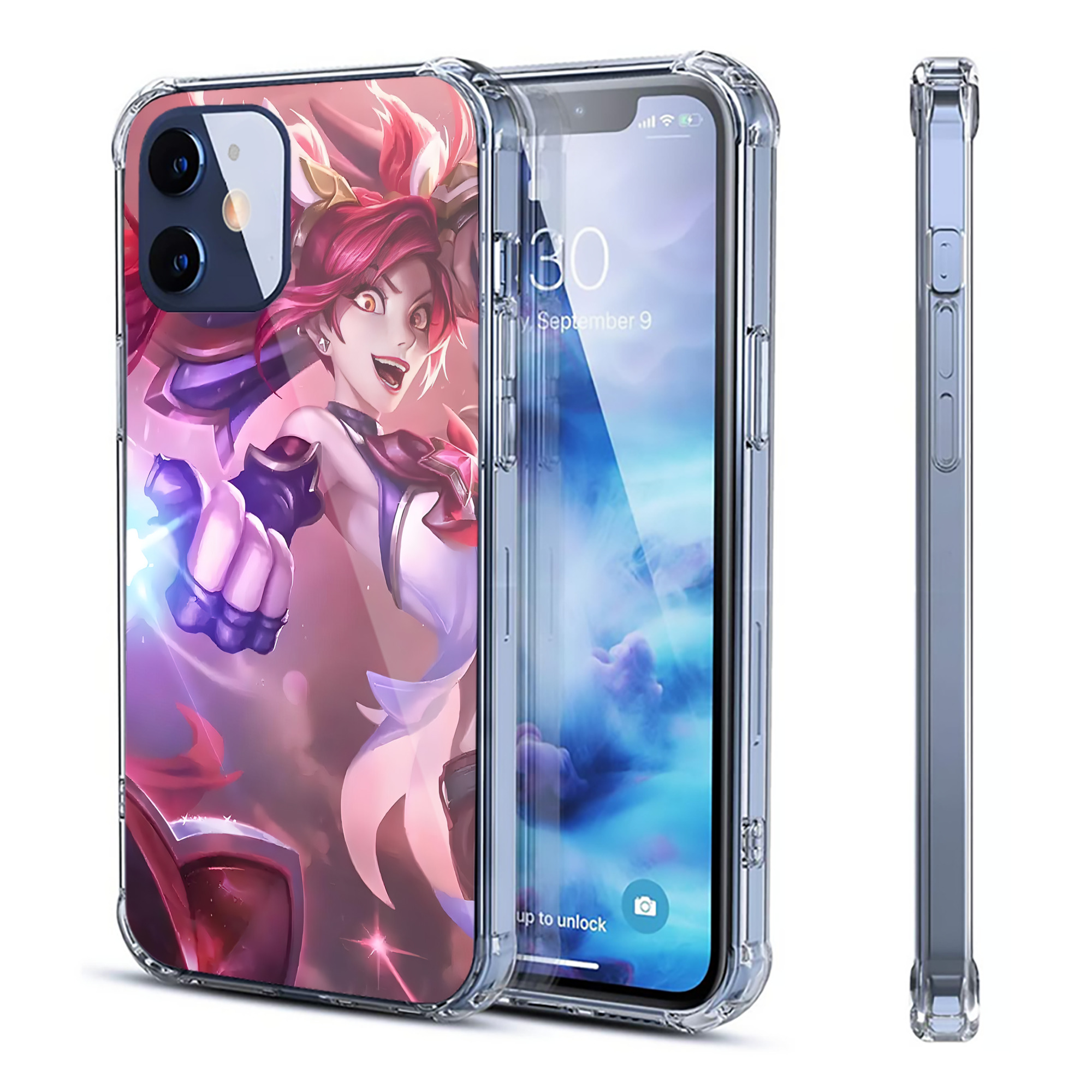 （画像用） リーグ・オブ・レジェンド League of Legends LOL 【iPhone 12シリーズ対応】透明スマホケース（クリアソフトケース）